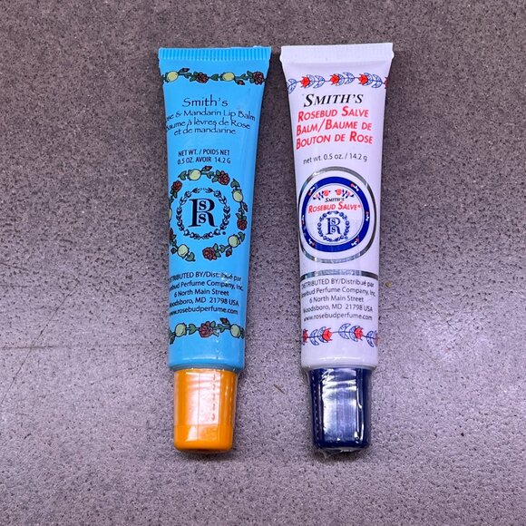 SMITH’S Rosebud Salve, Rose & Mandarin Lip Balm Tube 0.5 oz / 14.2g New & Sealed - Picture 1 of 2